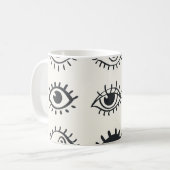  Eye Doodles: trendy schetsen Koffiemok (Voorkant links)