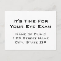 Eye Exam Appointherinnering Ooggrafiek Stijl