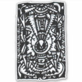 Eye-Eye. door Brian Benson, Vinyl Sticker (Voorkant)