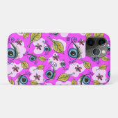 Eye Flower Leaf_Paarse Case-Mate iPhone Case (Achterkant (horizontaal))