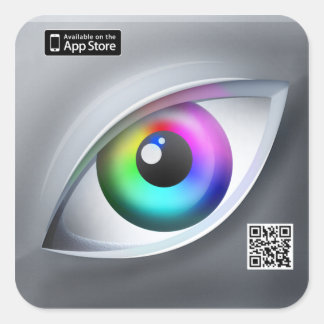 Eye for Color App Icon Sticker