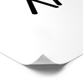 Eye heeft de Beat Funny Drummer Pun Poster (Hoek)