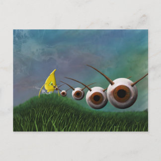 Eye Invaders Briefkaart