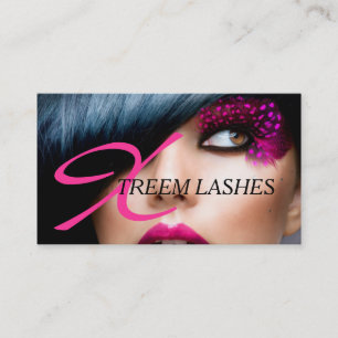Eye Lashes Extensions Makeup Artist Cosmetoloog Visitekaartje