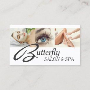 Eye Lashes Extensions Wax Facials Spa Salon Beauty Visitekaartje