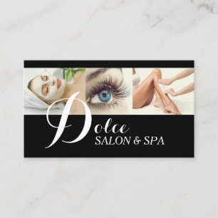Eye Lashes Extensions Wax Facials Spa Salon Beauty Visitekaartje
