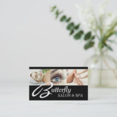 Eye Lashes Extensions Wax Facials Spa Salon Beauty Visitekaartje (Staand voorkant)