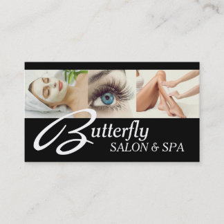 Eye Lashes Extensions Wax Facials Spa Salon Beauty Visitekaartje