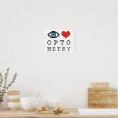 Eye Love Heart Optometry - Optométriste Tableau de (Cuisine)
