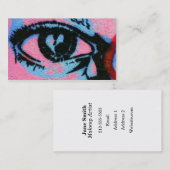 Eye- Makeup-artiest Visitekaartje (Voorkant / Achterkant)