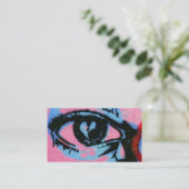 Eye- Makeup-artiest Visitekaartje (Staand voorkant)
