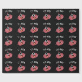 Eye-nion Funny Onion Pun Dark BG Cadeaupapier (Vlak)