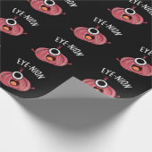 Eye-nion Funny Onion Pun Dark BG Cadeaupapier (Hoek)