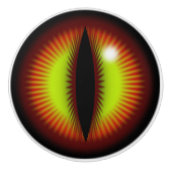 Eye of a dragon keramische knop (Voorkant)