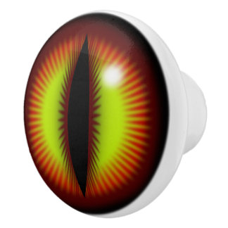 Eye of a dragon keramische knop