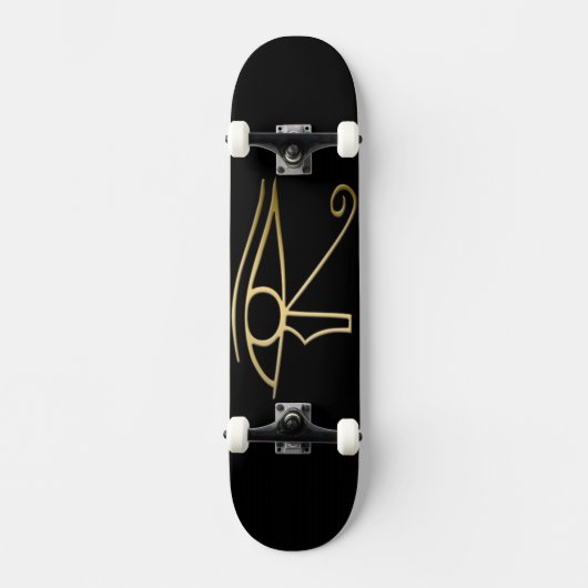 Eye of Horus Egyptian symbol Skateboard (Voorkant)