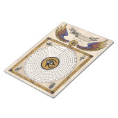 Eye of Horus Habit Tracker Custom Notitieblok (Schuin)