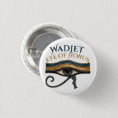 Eye of Horus Ronde Button 3,2 Cm (Voorkant /achterkant)