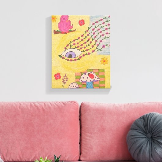 Eye of Nature Canvas Afdruk (Insitu (Woonkamer))