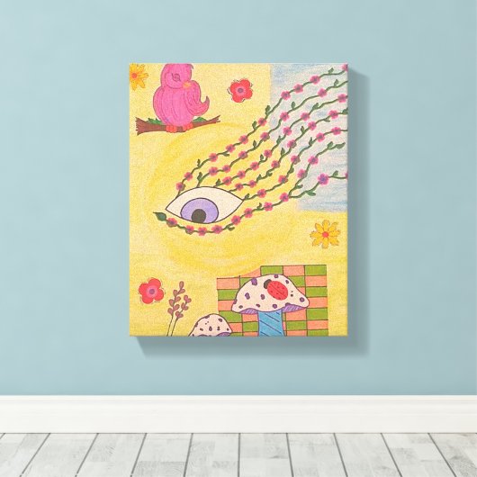 Eye of Nature Canvas Afdruk (Insitu (Houten vloer))