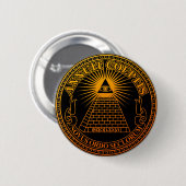 Eye of Providence 3 Ronde Button 5,7 Cm (Voorkant /achterkant)