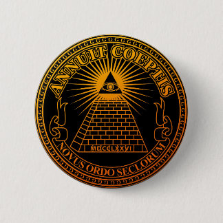Eye of Providence 3 Ronde Button 5,7 Cm