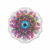 Eye of the Beholder Mandala - Sticker (Devant)