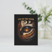Eye of the Tiger Briefkaart (Staand voorkant)