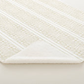 Eye-Rolling Beauty Wodaabe Geometric Sherpa Deken (3/4)