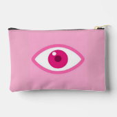 Eye See You Pink Pouch Etui (Achterkant)
