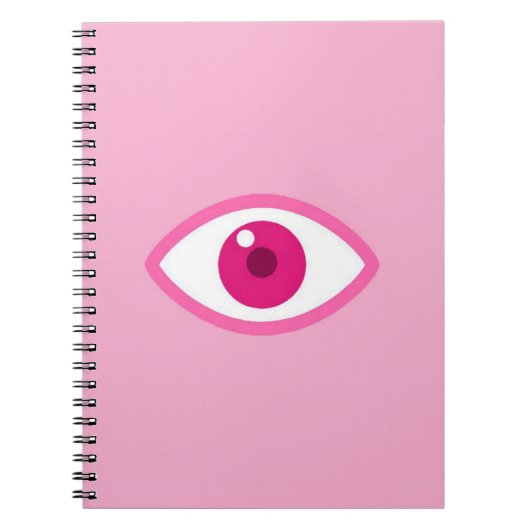 Eye See You Roze Notitieboek (Voorkant)