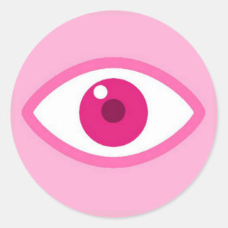Eye See You Roze Sticker