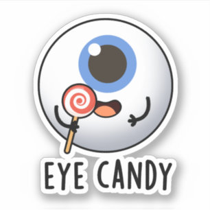 Eye Snoep Funny Eyeball Pun Sticker