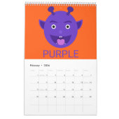 EYE SPY-kleurenmonsters Kalender (Feb 2026)