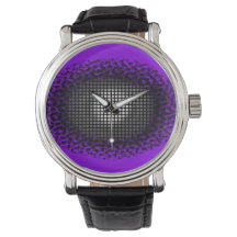 Eye Spy Paarse Pop Art Watch
