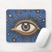 Eye Stars Moon Celestial Muismat (Met muis)