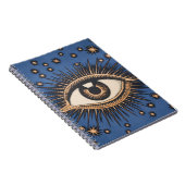 Eye Stars Moon Celestial Notitieboek (Rechterzijde)
