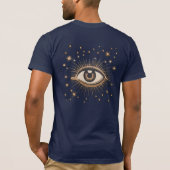 Eye Stars Moon Celestial T-shirt (Achterkant)
