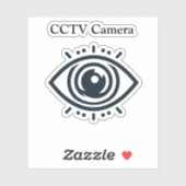 Eye Vinyl Sticker - Unique Art Decal for Laptops (Feuille)