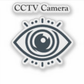 Eye Vinyl Sticker - Unique Art Decal for Laptops  (Devant)