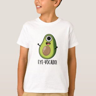 Eye-vocado grappige avocado woordspeling t-shirt