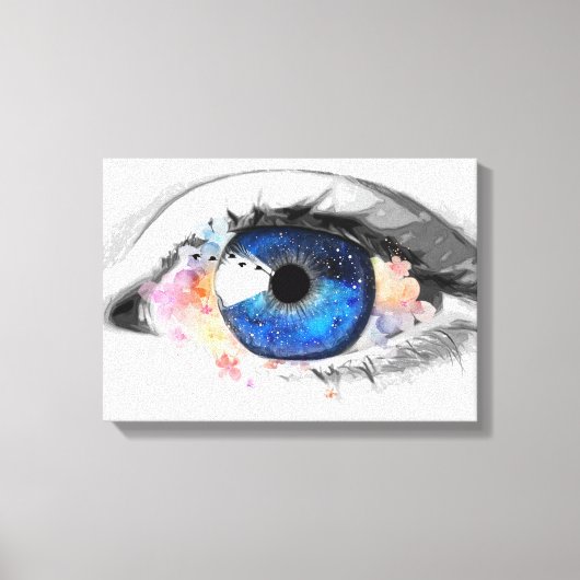 EYE  | Zazzle_Growshop. Canvas Afdruk (Voorkant)