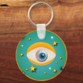 Eyeball Abstract Sleutelhanger (Voorkant)