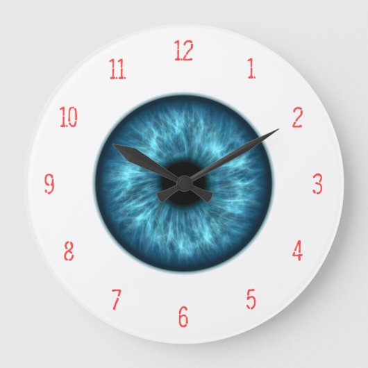 EYEBALL CLOCK GROTE KLOK (Voorkant)