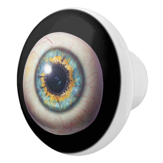 Eyeball Door Pull Keramische Knop (Rechts)