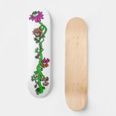 Eyeball Floral Custom Skateboard (Recto)