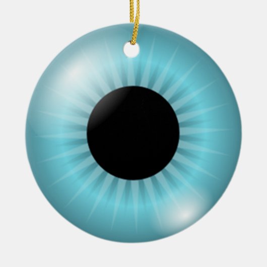 Eyeball Keramisch Ornament (Voorkant)