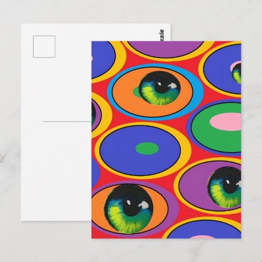 Eyeball Patch Briefkaart (Voorkant / Achterkant)