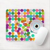 Eyeball Polka Dot Background Muismat (Met muis)