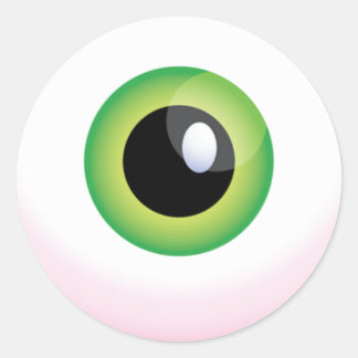Eyeball Ronde Sticker